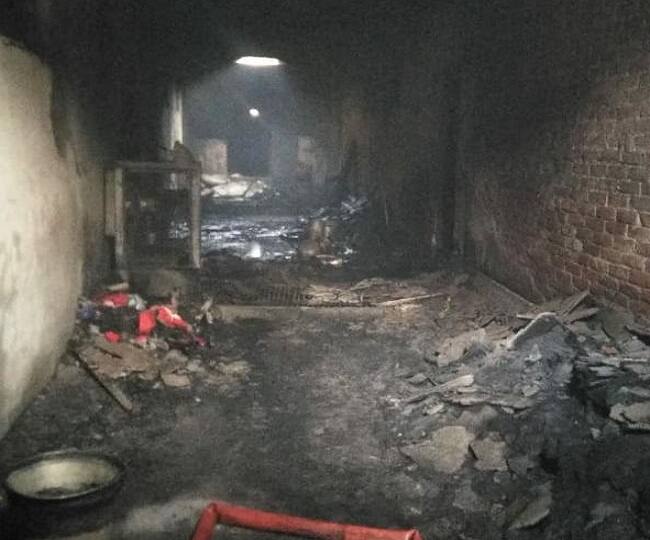 On 8 December 2019, a fire occurred at a factory building in Anaj Mandi area of Delhi, India. At least 43 people died and more than 50 were injured. The fire started in a workshop that produced school bags and shoes. The Delhi Fire Service (DFS) received a call for help around 5:22 a.m. and reached the location within five minutes, but their entry to the building was prevented by the intensity of the fire and blockages to the entry points.