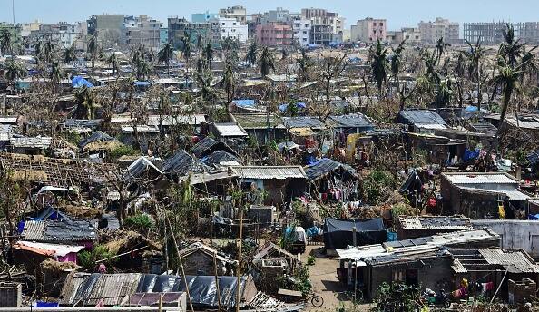 Fani rapidly intensified into an extremely severe cyclonic storm and reached its peak intensity on 2 May as a high-end Category 4 major hurricane. Fani weakened before making its landfall, and its convective structure rapidly degraded thereafter, degenerating into a remnant low on 4 May, and dissipating on the next day. (Getty Images)