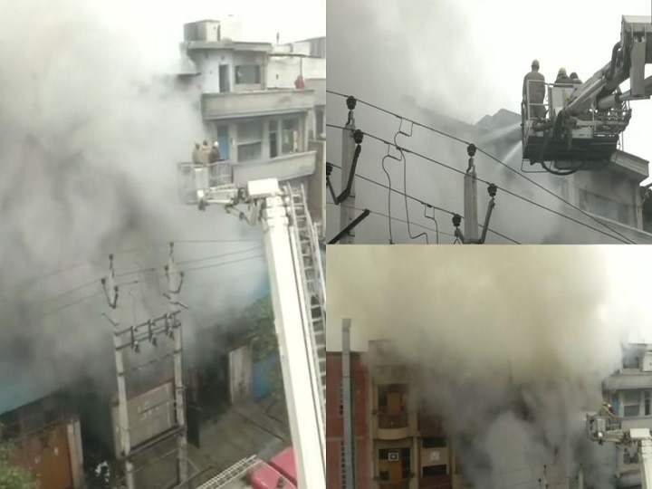 Delhi Fire: Massive Blaze Breaks Out At Shoe Factory In Narela A Day After Fire Killed 9 Delhi Fire: Massive Blaze Breaks Out In Narela A Day After Fire Killed 9