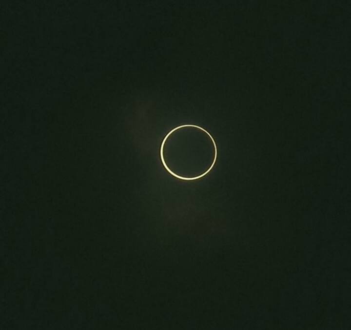 This what the Ring Of Fire looked like in Dubai. 