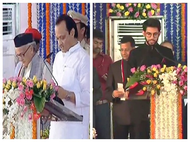 Uddhav Thackeray To Expand Cabinet Today; Suspense Prevails Over Ajit Pawar’s Return As Dy CM Ajit Pawar Takes Oath as Deputy CM, Aaditya Thackeray Joins Maharashtra Cabinet: Here's The List