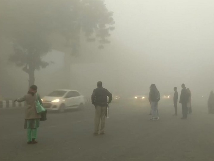 Coldwave In Delhi NCR: Visibility Zero, Dense Fog; AQI, Pollution Level High; Visibility affected Dense Fog Blankets Delhi NCR, Visibility Drops To Zero At Many Places; Trains, Flights Affected