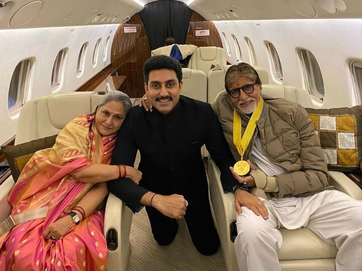 Abhishek Bachchan Is All Praise For Father Amitabh Bachchan On Receiving Dada Saheb Phalke Award! See Picture! PIC: Abhishek Bachchan Is All Praise For Father Amitabh Bachchan On Receiving Dada Saheb Phalke Award!