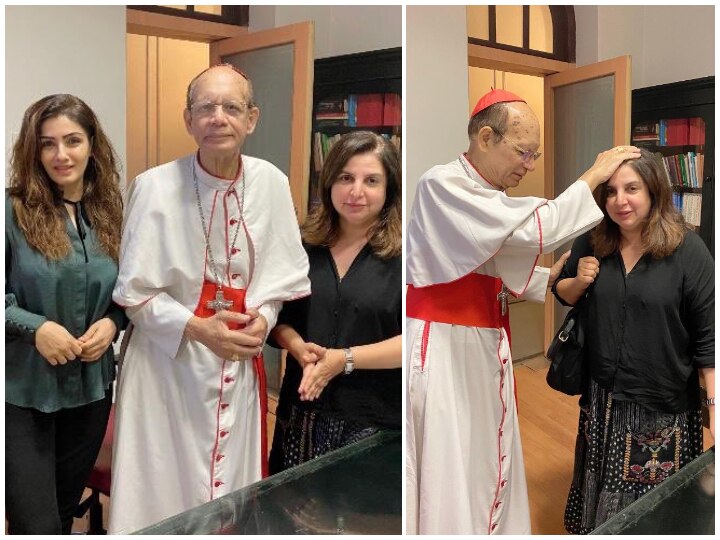 Farah Khan, Raveena Tandon Apologise to His Eminence Cardinal Oswald Gracias For Hurting Christian Sentiments PICS: Farah Khan, Raveena Tandon Apologise to His Eminence Cardinal Oswald Gracias For Hurting Christian Sentiments