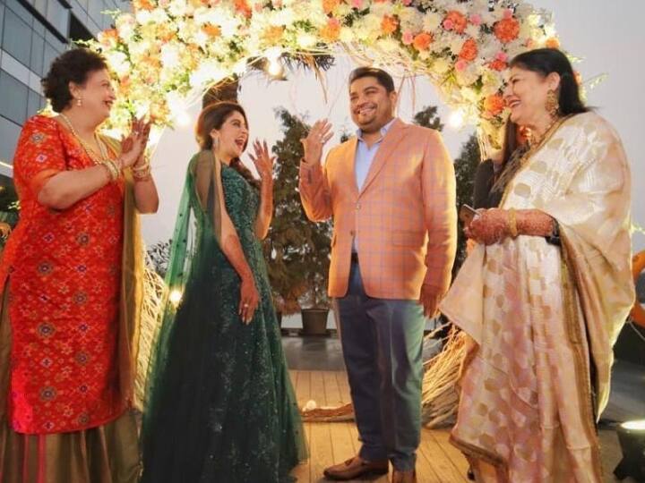Nehha and Shardul got engaged after their sangeet ceremony. (All PICS Credit- Instagram)