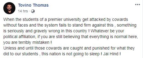 JNU Violence: Prithviraj & Other Malayalam Stars Condemn Attack On Students