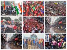 Bharat Bandh: Trade Unions Hold Nationwide Strike Against Modi Govt's Policies; See Pictures
