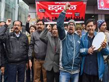 Bharat Bandh: Trade Unions Hold Nationwide Strike Against Modi Govt's Policies; See Pictures