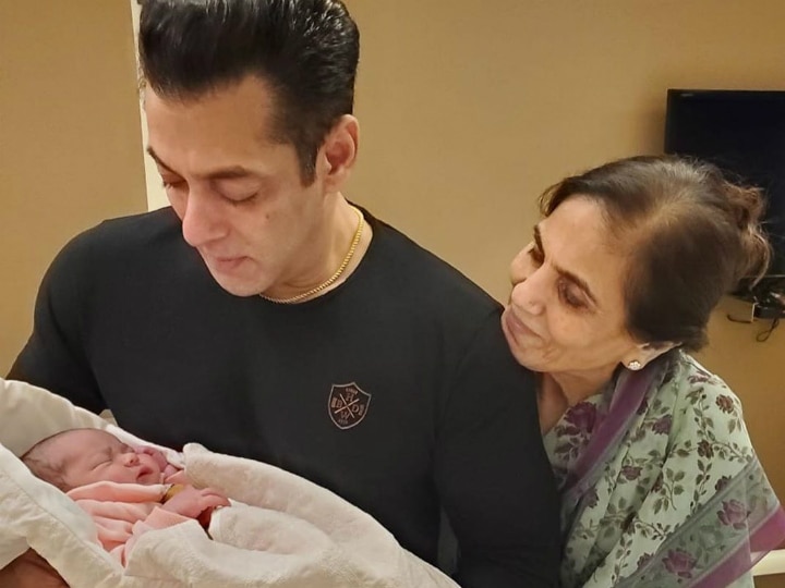 Arpita Khan Share First Pictures Of 'Mamu' Salman Khan Holding Newborn Niece Ayat Sharma In His Arms! Arpita Khan Shares FIRST PICS Of 'Mamu' Salman Khan Holding Newborn Niece Ayat Sharma In His Arms!