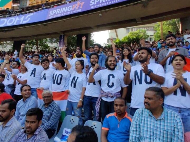 WATCH: Anti-CAA Stir Reaches Wankhede During India-Australia ODI WATCH: Anti-CAA Stir Reaches Wankhede During India-Australia ODI