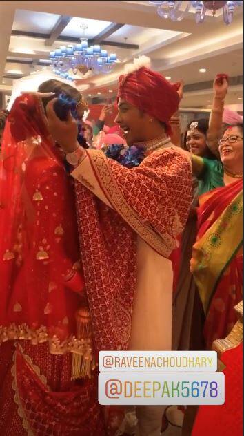 Deepak and Raveena got married on January 16. (Source- Instagram)