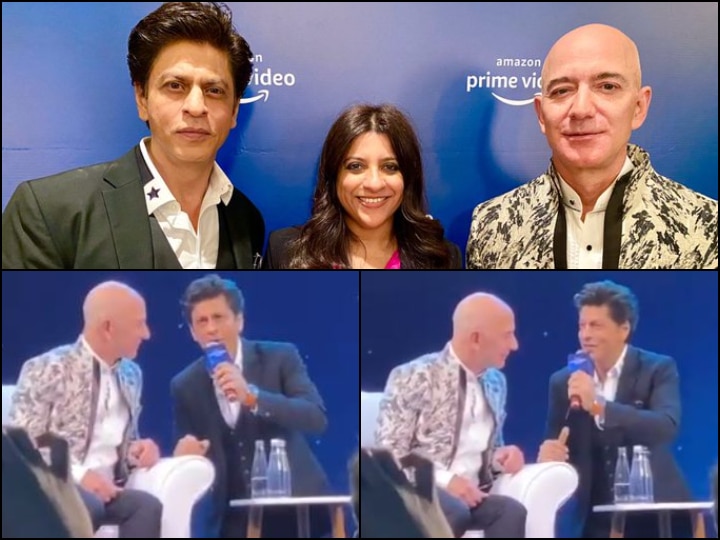 When Shah Rukh Khan Made Jeff Bezos Say 'Don' Dialogue- Don ko pakadna mushkil hi nahin impossible hai Video WATCH: When Shah Rukh Khan Made Jeff Bezos Say 'Don' Dialogue