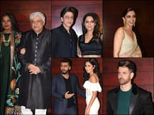 PICS: SRK-Gauri, Hrithik, Deepika & Other B'wood Celebs Attend Javed Akhtar's Birthday Bash