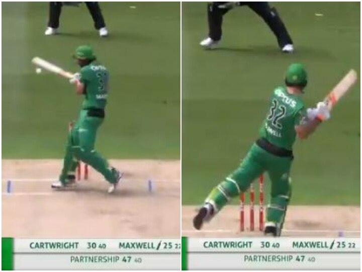 WATCH: Glenn Maxwell's Scoop Shot Ends In 'Unusual Dismissal' During BBL Match WATCH: Glenn Maxwell's Scoop Shot Ends In 'Unusual Dismissal' During BBL Match