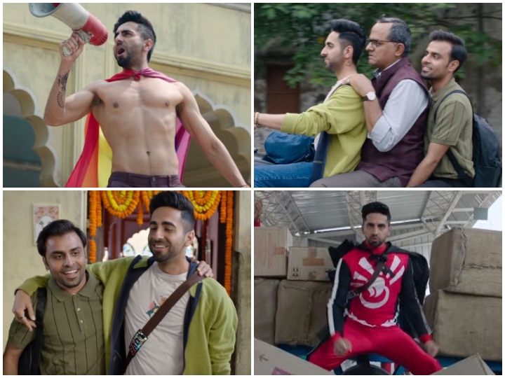‘shubh Mangal Zyada Saavdhan Trailer Ayushmann Khurrana Jitendra Kumar S Quirky Love Story