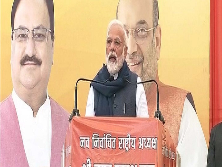 PM Modi Takes Jibe At Opposition At JP Nadda’s Felicitation Event As BJP Chief ‘Rejected In Elections, Now Spreading Lies,’ Modi's Jibe At Opposition At JP Nadda’s Felicitation