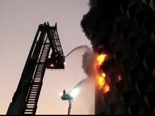 Surat: Major fire breaks out at Raghuveer Market; 40 Fire Tenders Present At Spot