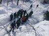 J&K: Army Jawans Carry 70-Year-Old Ailing Man For Treatment Amid Heavy Snow