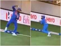 WATCH: Rohit Sharma's Brilliant Catch Stuns Martin Guptill