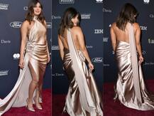 PHOTOS: Priyanka Chopra Channels Her Inner DIVA In A Backless Gown For Pre-Grammys 2020 Bash!