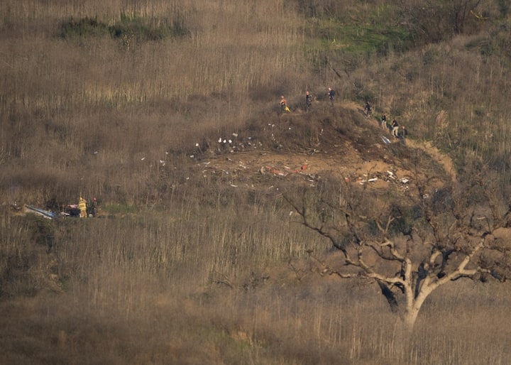 Authorities also said they were investigating the helicopter and searching for a black box that could give details about what caused it to crash. PIC/AFP.