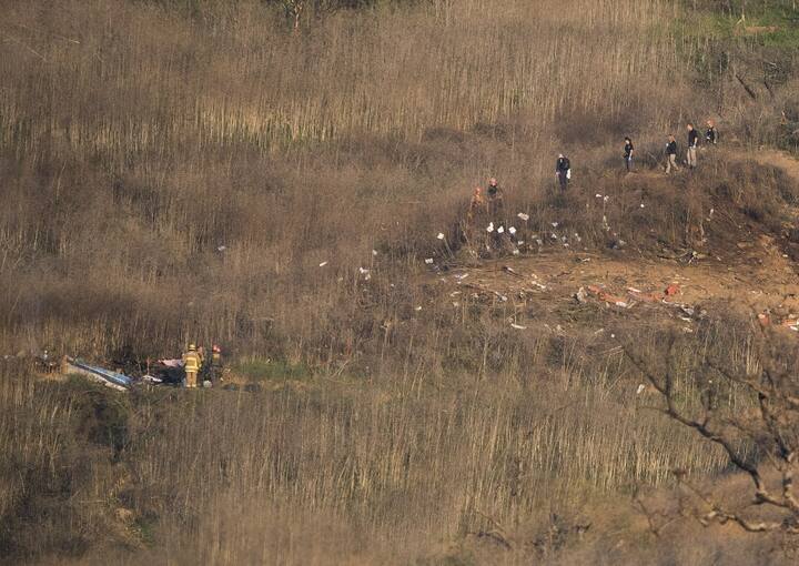 The nine victims of the helicopter crash have been identified as: Kobe and Gianna Bryant, Ara Zobayan, John, Keri and Alyssa Altobelli, Christina Mauser, and Sarah and Payton Chester. PIC/AFP.
