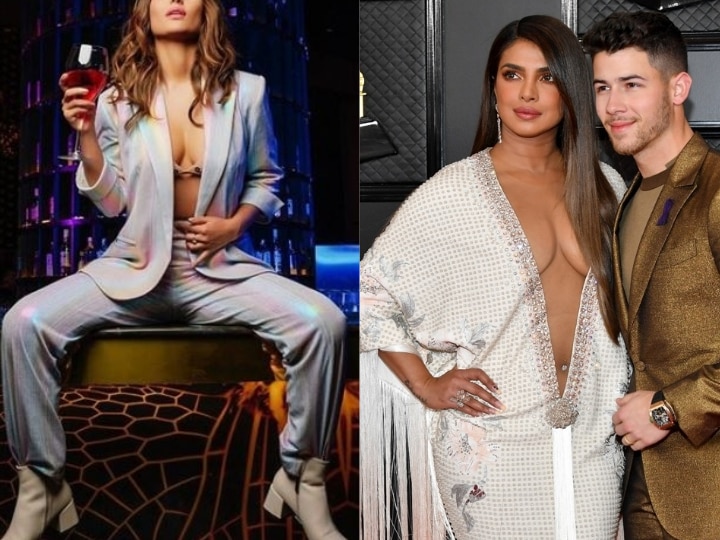 Hina Khan's BOLD LOOK Similar To Priyanka Chopra's Grammys 2020 RED CARPET STYLE!  TOP TV Actress Follows Priyanka Chopra's Grammys 2020 RED CARPET STYLE for her BOLD PHOTO SHOOT!