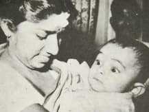 Throwback PIC! When Lata Mangeshkar Cradled Baby Rishi Kapoor In Her Arms