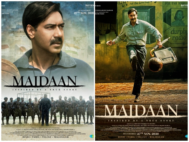 Ajay Devgn Shares First Look Posters From Upcoming Film 'Maidaan' Ajay Devgn Shares First Look Posters From Upcoming Film 'Maidaan'