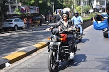 PICS: Sonakshi Sinha Ditches Car, Rides A Bike To Reach Sets Of Kareena Kapoor's Show