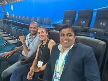 Shikhar Dhawan-Ayesha Mukherjee Spotted At Australian Open Watching Thiem-Zverev Semi-Finals