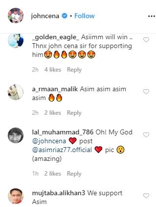 Bigg Boss 13: John Cena Posts Asim Riaz's PIC On Instagram Leaving Fans Super-Excited!