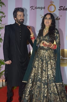 PICS: EX Bigg Boss Contestant Kamya Panjabi Looks RADIANT At Her Wedding Reception