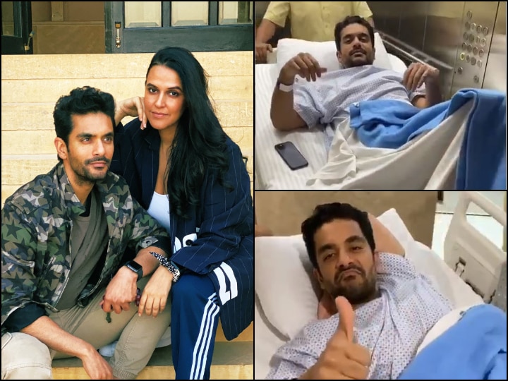 Angad Bedi Undergoes Knee Surgery, Wifey Neha Dhupia Captures Video But Has 'No Clue Which One' Angad Bedi Undergoes Knee Surgery, Neha Dhupia Captures Video But Has 'No Clue Which One'
