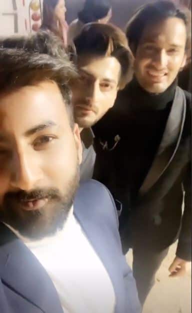 Here's a picture of Shehnaaz Gill's brother Shehbaz Badesha posing with Asim's brother Umar. Keep watching this space for more updates related to 'Bigg Boss 13' grand-finale. (Credit: Instagram)