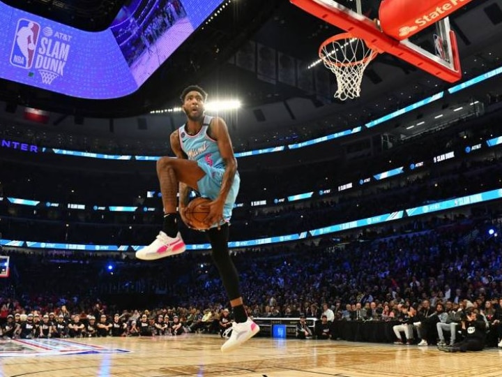 NBA All Star: Derrick Jones Jr. Edges Aaron Gordon To Become Slam Dunk Champ On 23rd B'day NBA All Star: Derrick Jones Jr. Edges Aaron Gordon To Become Slam Dunk Champ On 23rd B'day