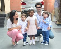 Sunny Leone & Hubby Daniel Get Snapped With Kids Nisha, Noah & Asher; See Adorable PICS