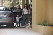 PICS: Kareena & Baby Taimur Twin In White As They Get Snapped Outside Karisma Kapoor's House