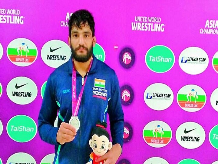 Asian Wrestling Championships 2020: Sunil Kumar Wins Gold In 87-kg Greco Roman Category Asian Wrestling Championships 2020: Sunil Kumar Wins Gold In 87-kg Greco Roman Category