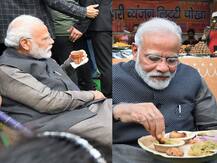 SEE PICTURES! PM Modi Relishes Litti-Chokha For Rs 120 At Hunar Haat In New Delhi