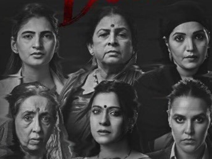 Kajol Devi Poster Featuring Neha Shupia Shruti Haasan See PIC Kajol Shares Poster Of 'Devi' Featuring All Ladies Of Short Film