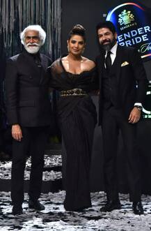 PICS: Priyanka Chopra Stuns In A Black Ensemble As She Walks The Ramp