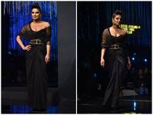 PICS: Priyanka Chopra Stuns In A Black Ensemble As She Walks The Ramp