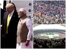 Trump India Visit: US President Arrives In Ahmedabad; Motera Stadium Brimming With Energy To Welcome Donald Trump (PICS)