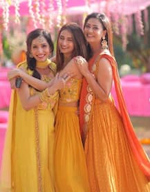 PHOTOS: TV Actress Shweta Tiwari TWINS With Daughter Palak At Brother's Haldi Ceremony In Goa!