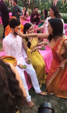 PHOTOS: TV Actress Shweta Tiwari TWINS With Daughter Palak At Brother's Haldi Ceremony In Goa!