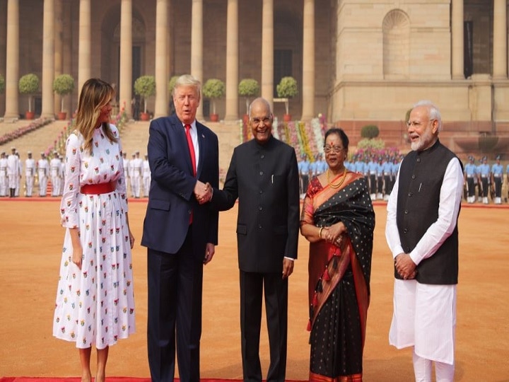 Trump India Visit: US President Accorded Ceremonial Welcome At Rashtrapati Bhavan; Key Points Trump India Visit: US President Accorded Ceremonial Welcome At Rashtrapati Bhavan; Key Points