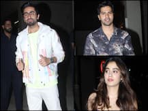 PICS: Ayushmann Khurrana, Varun Dhawan, Janhvi Kapoor & Other B'wood Celebs Attend Shashank Khaitan's Birthday Bash