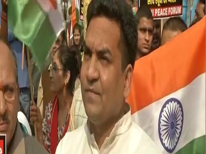 Delhi Violence: Hate Speech Accused Kapil Mishra Takes Part In 'Peace March' At Jantar Mantar Delhi Violence: Hate Speech Accused Kapil Mishra Takes Part In 'Peace March' At Jantar Mantar