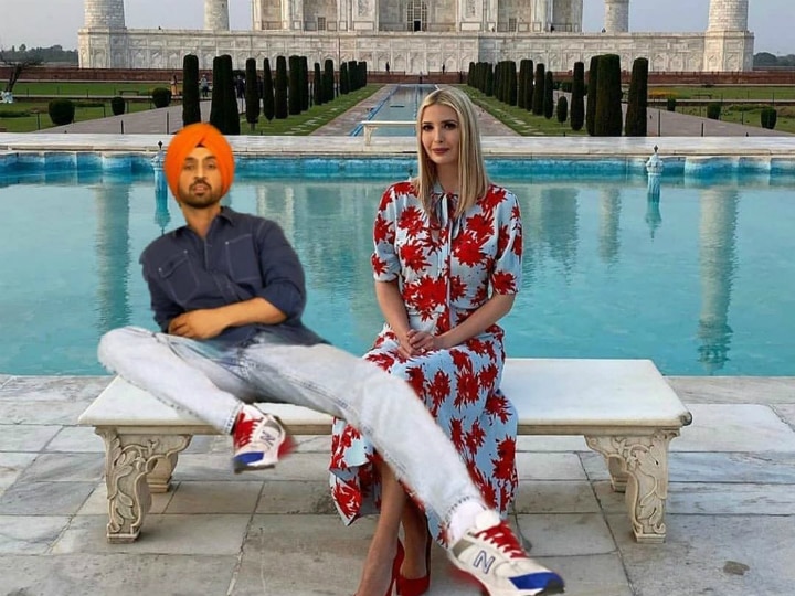 Diljit Dosanjh Photoshops Himself With Donald Trump's Daughter Ivanka Trump! See Picture! PIC: Diljit Dosanjh Photoshops Himself With Trump's Daughter Ivanka